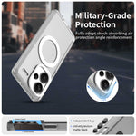 For Xiaomi Redmi Note 13 Pro+ 5G Magnetic Case PC+TPU+PET Anti-Drop Phone Cover