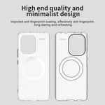 For Xiaomi Redmi Note 13 Pro+ 5G Magnetic Case PC+TPU+PET Anti-Drop Phone Cover