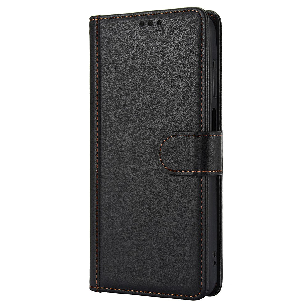 SY-003 Til Samsung Galaxy A37 5G / A56 5G / A36 5G etui PU-læder stander visning telefonpungcover med håndrem