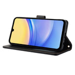 SY-003 Til Samsung Galaxy A37 5G / A56 5G / A36 5G etui PU-læder stander visning telefonpungcover med håndrem