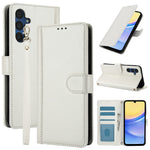 SY-003 Til Samsung Galaxy A37 5G / A56 5G / A36 5G etui PU-læder stander visning telefonpungcover med håndrem