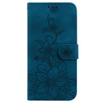 For Xiaomi Redmi Note 14 Pro 5G / Poco X7 5G Case Lily Flower Imprint Leather Phone Cover with Stand