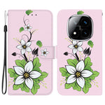 For Xiaomi Redmi Note 14 Pro 5G / Poco X7 5G Wallet Phone Case Anti-Drop Leather Flip Cover Pattern Printing
