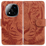 For Xiaomi Redmi Note 14 Pro 5G / Poco X7 5G Case Tiger Imprint Leather Wallet Phone Cover
