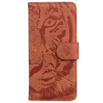 For Xiaomi Redmi Note 14 Pro 5G / Poco X7 5G Case Tiger Imprint Leather Wallet Phone Cover