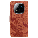 For Xiaomi Redmi Note 14 Pro 5G / Poco X7 5G Case Tiger Imprint Leather Wallet Phone Cover