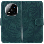 For Xiaomi Redmi Note 14 Pro 5G / Poco X7 5G Case Tiger Imprint Leather Wallet Phone Cover