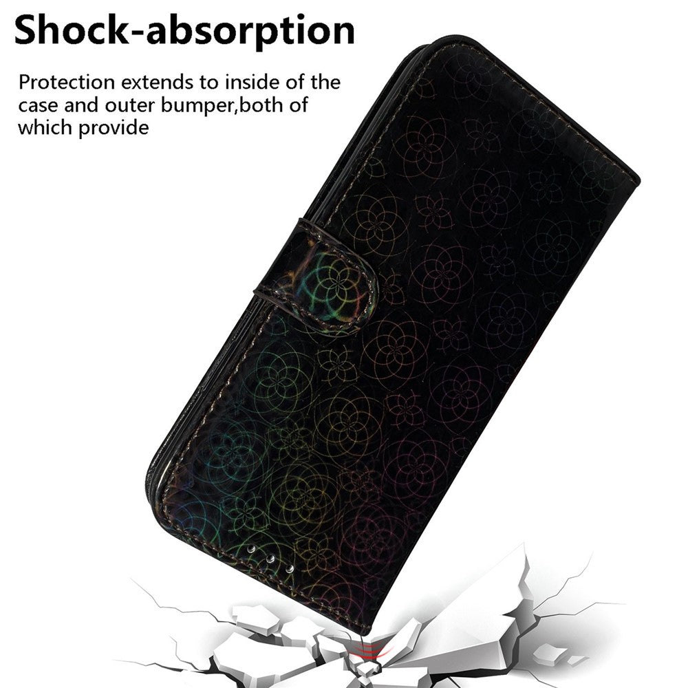 For Xiaomi Redmi Note 14 Pro 5G / Poco X7 5G Stand Case Dazzling Flower Leather Phone Cover