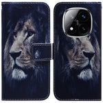 For Xiaomi Redmi Note 14 Pro 5G / Poco X7 5G Wallet Case Pattern Print Leather Phone Cover
