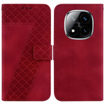 For Xiaomi Redmi Note 14 Pro 5G / Poco X7 5G Stand Case 7-Shaped Pattern Imprint Leather Phone Cover