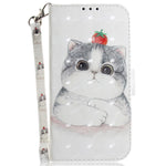 For Xiaomi Redmi Note 14 Pro 5G / Poco X7 5G Case Pattern Printing Leather Wallet Phone Cover with Wrist Strap
