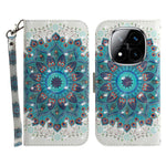 For Xiaomi Redmi Note 14 Pro 5G / Poco X7 5G Case Pattern Printing Leather Wallet Phone Cover with Wrist Strap