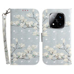 For Xiaomi Redmi Note 14 Pro 5G / Poco X7 5G Case Pattern Printing Leather Wallet Phone Cover with Wrist Strap