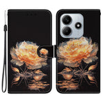 Xiaomi Redmi Note 14 5G Plånboksfodral med fallskydd i läder, fällbart mönster, tryck