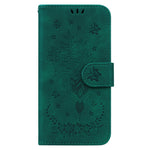 For Xiaomi Redmi Note 14 5G Case PU Leather Wallet Phone Cover Butterfly Flower Imprint