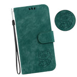 For Xiaomi Redmi Note 14 5G Wallet Case Tiger Imprint Leather Shockproof Phone Cover