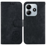 For Xiaomi Redmi Note 14 5G Wallet Case Tiger Imprint Leather Shockproof Phone Cover