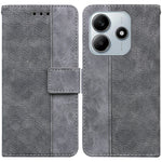 For Xiaomi Redmi Note 14 5G Case Geometry Pattern Leather Wallet Phone Cover with Wrist Strap