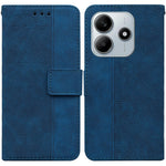 For Xiaomi Redmi Note 14 5G Case Geometry Pattern Leather Wallet Phone Cover with Wrist Strap