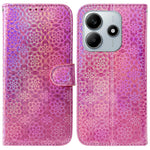 For Xiaomi Redmi Note 14 5G Stand Case Dazzling Flower Leather Phone Cover