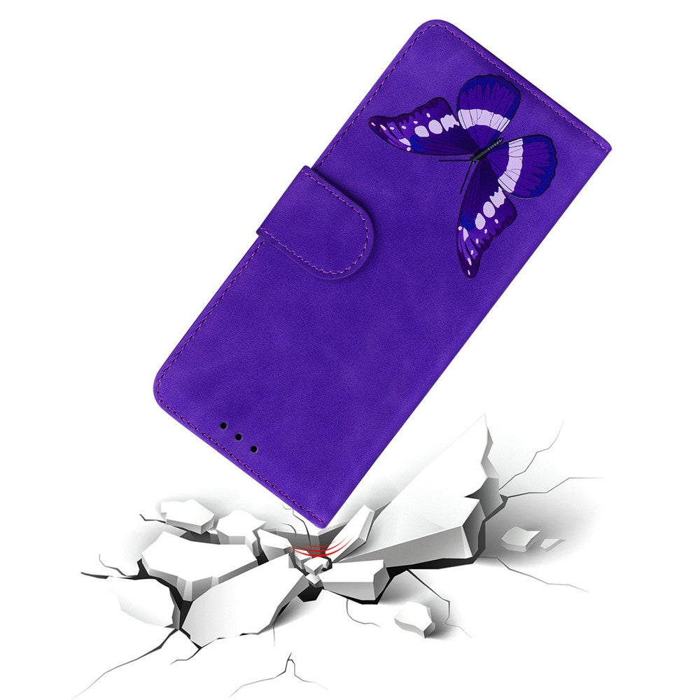 For Xiaomi Redmi Note 14 5G Stand Case PU Leather Phone Cover Butterfly Printed