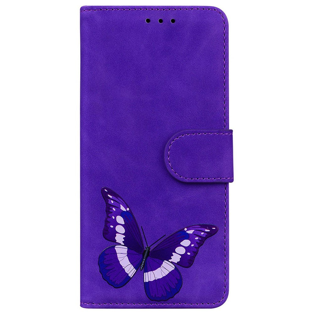 For Xiaomi Redmi Note 14 5G Stand Case PU Leather Phone Cover Butterfly Printed