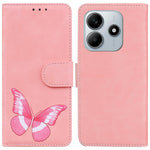 For Xiaomi Redmi Note 14 5G Stand Case PU Leather Phone Cover Butterfly Printed