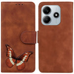 For Xiaomi Redmi Note 14 5G Stand Case PU Leather Phone Cover Butterfly Printed
