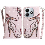 For Xiaomi Redmi Note 14 5G Case Pattern Printing Leather Wallet Phone Cover with Wrist Strap