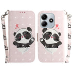 For Xiaomi Redmi Note 14 5G Case Pattern Printing Leather Wallet Phone Cover with Wrist Strap