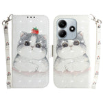 For Xiaomi Redmi Note 14 5G Case Pattern Printing Leather Wallet Phone Cover with Wrist Strap