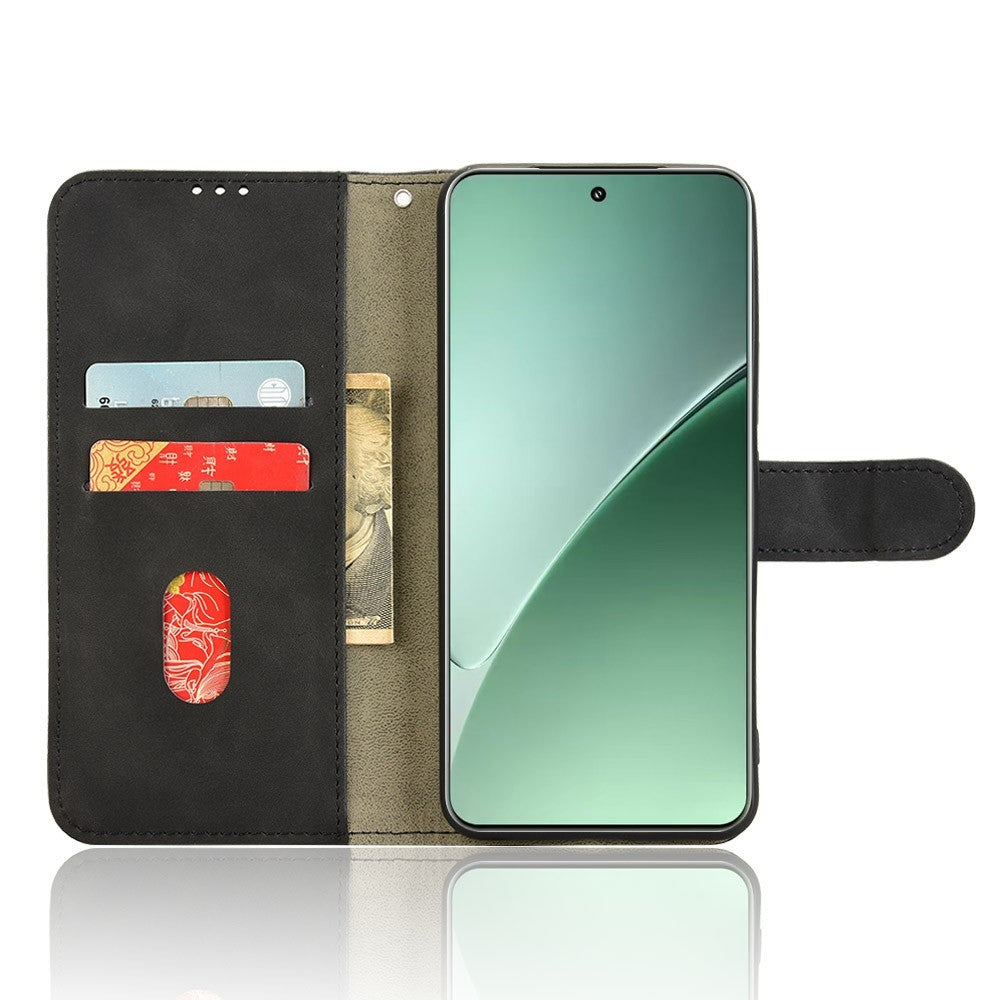For Xiaomi 15 Pro Leather Case Skin-Feel Anti-Drop Wallet Flip Phone Cover