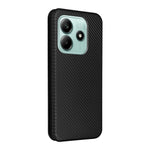 For Xiaomi Redmi Note 14 5G Case Carbon Fiber Texture Drop-Proof PU Leather Phone Cover