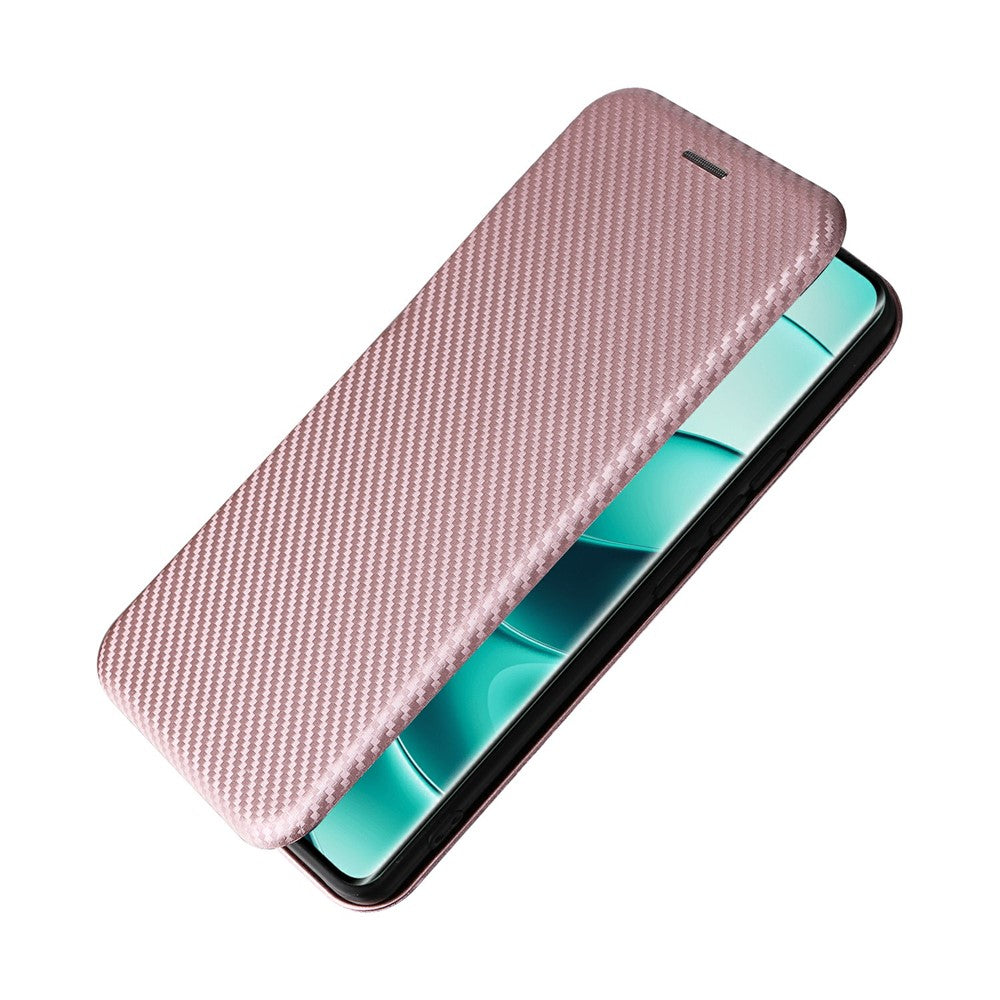For Xiaomi Redmi Note 14 Pro 5G / Poco X7 5G Case Carbon Fiber Texture Drop-Proof PU Leather Phone Cover