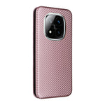 For Xiaomi Redmi Note 14 Pro 5G / Poco X7 5G Case Carbon Fiber Texture Drop-Proof PU Leather Phone Cover