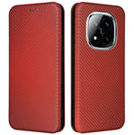 Xiaomi Redmi Note 14 Pro 5G / Poco X7 5G-skal i kolfiberstruktur, stötsäkert PU-läder, mobilskal