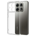 For Xiaomi 14T Pro Clear Phone Case TPU+Acrylic Shockproof Phone Back Cover