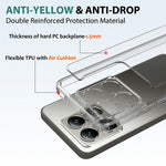 For Xiaomi 14T Pro Clear Phone Case TPU+Acrylic Shockproof Phone Back Cover