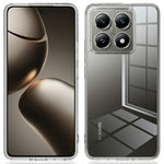 For Xiaomi 14T Pro Clear Phone Case TPU+Acrylic Shockproof Phone Back Cover