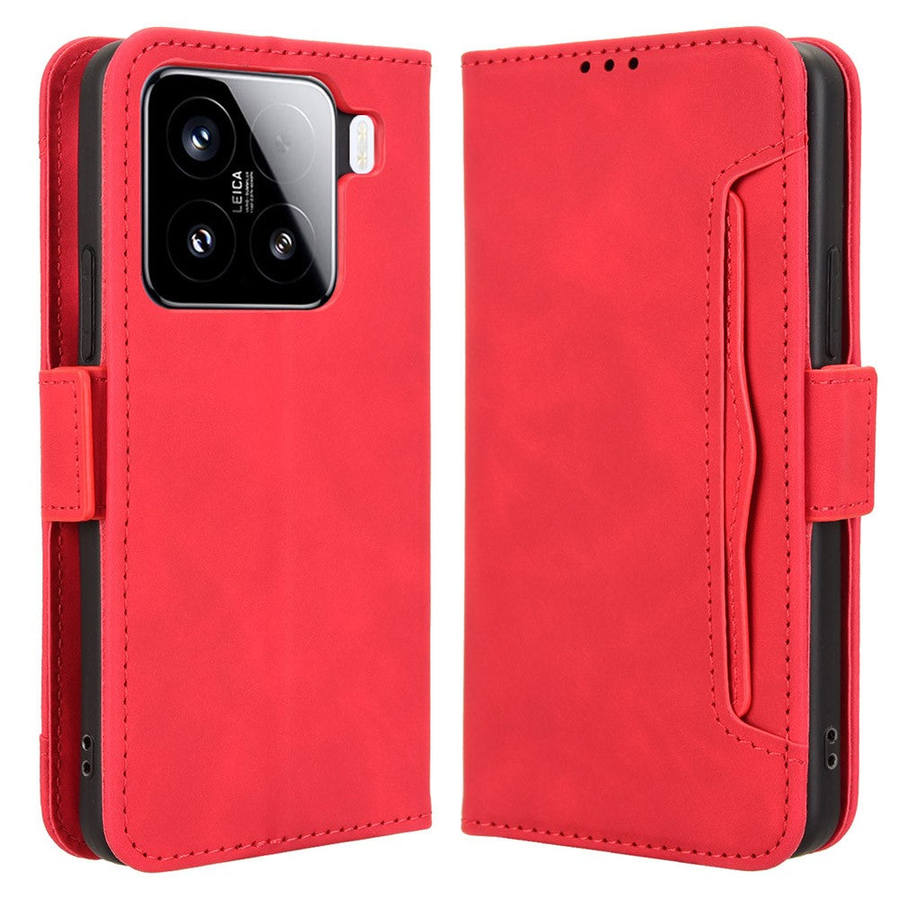 For Xiaomi 15 Pro Leather Case Phone Wallet Cover with Multiple Card Slots