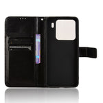 For Xiaomi 15 Pro Case Crazy Horse Texture PU Leather Phone Wallet Cover