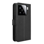 For Xiaomi 15 Case PU Leather Diamond Texture Wallet Phone Cover
