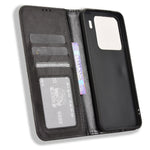 For Xiaomi 15 Pro Leather Case Wallet Stand Retro Texture Phone Cover
