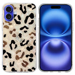 Til iPhone 16 Plus Cover Mønsterprint Stødabsorberende Blød TPU Telefoncover