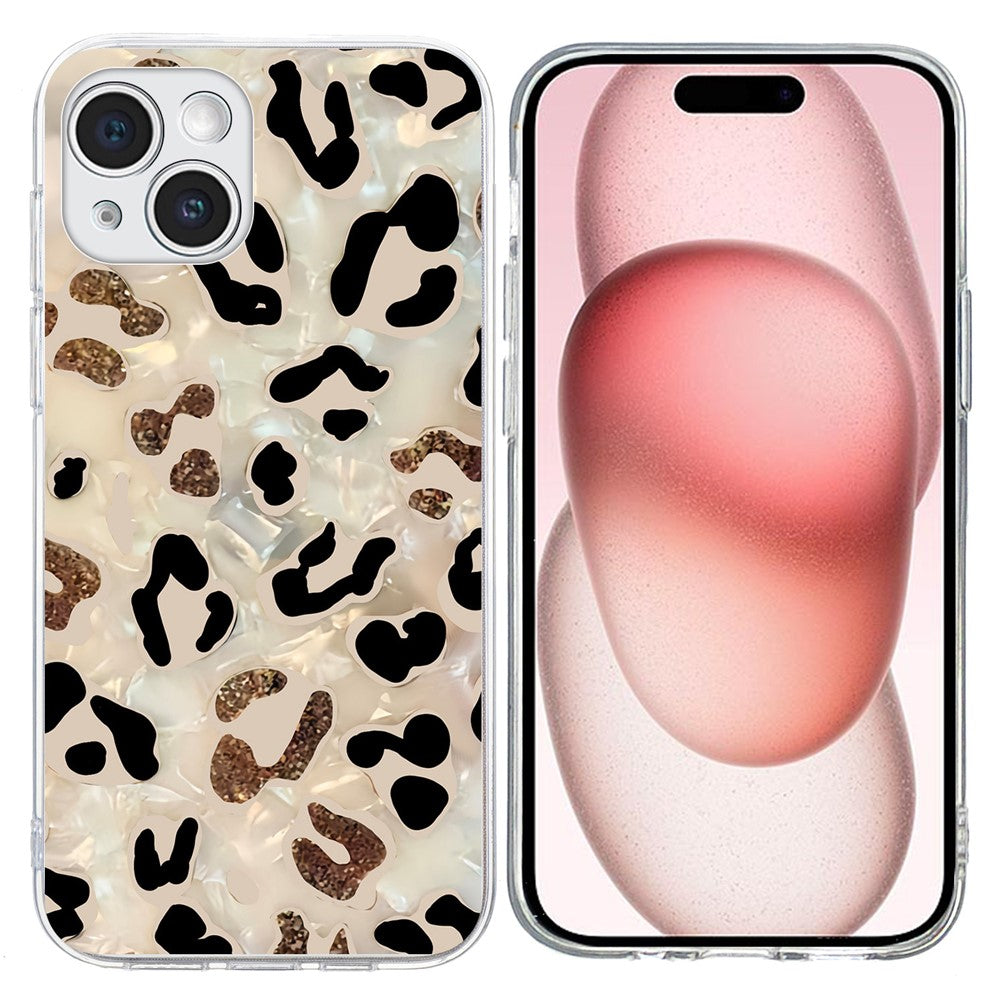 Til iPhone 15 Cover Mønstertryk Stødsikkert Blødt TPU Telefoncover