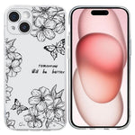 For iPhone 15 Plus Case Pattern Printing Shockproof Soft TPU Phone Cover