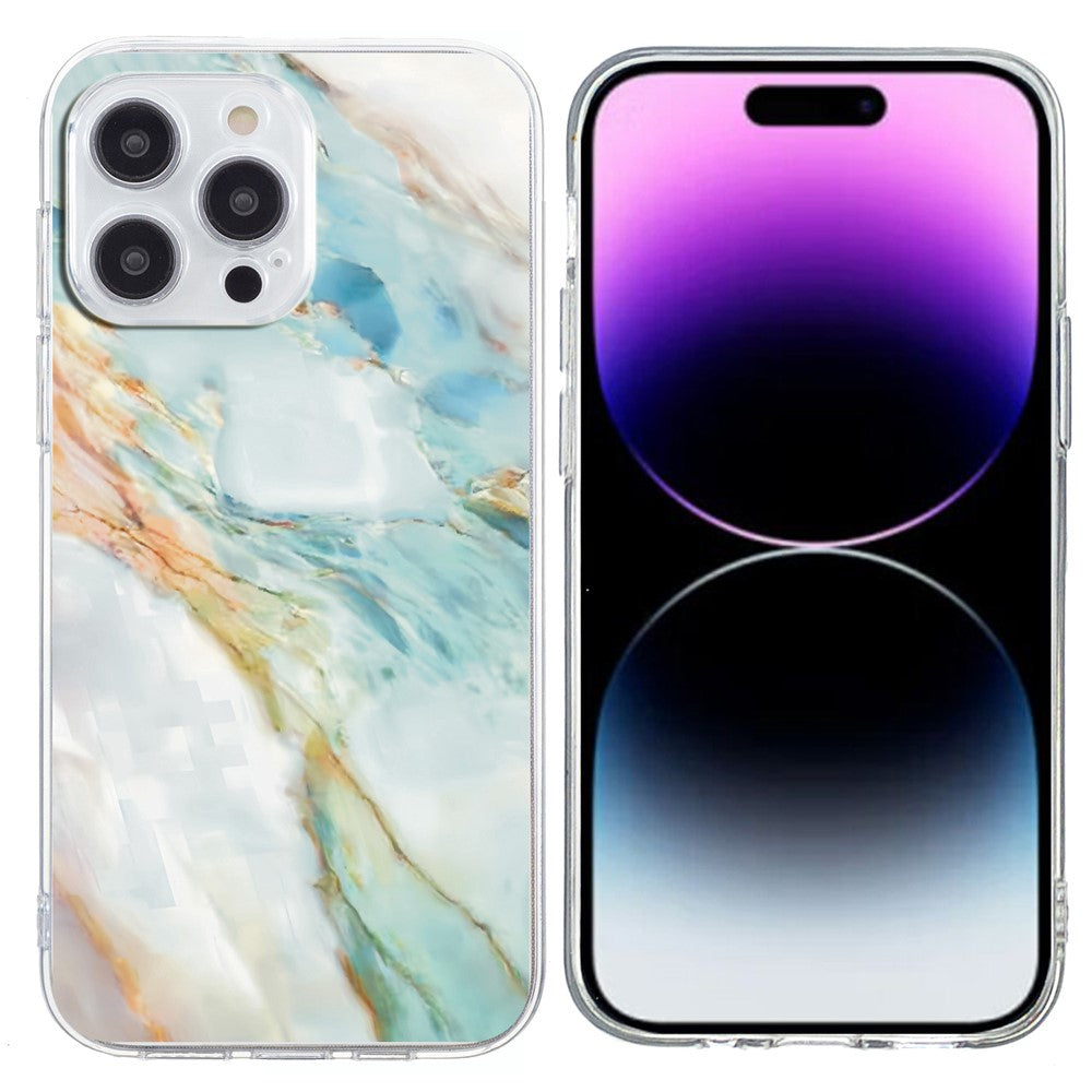 For iPhone 15 Pro Case Pattern Printing Shockproof Soft TPU Phone Cover