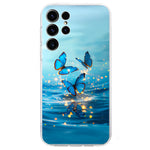 For Samsung Galaxy S24 Ultra Case Pattern Printing Shockproof Soft TPU Phone Cover