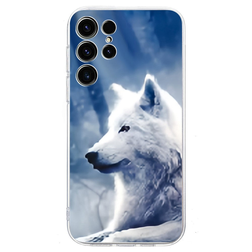 For Samsung Galaxy S24 Ultra Case Pattern Printing Shockproof Soft TPU Phone Cover