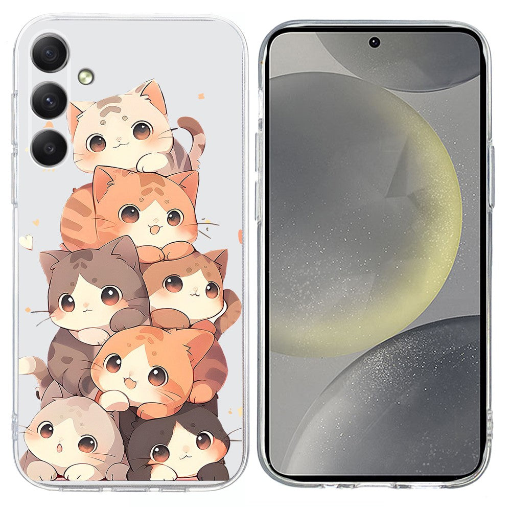 For Samsung Galaxy S24 Case Pattern Printing Shockproof Soft TPU Phone Cover